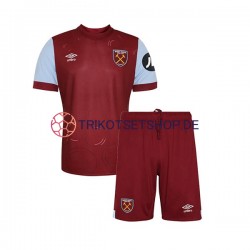 West Ham United 2023-2024 Kinder Trikotset Heim Kurzarm