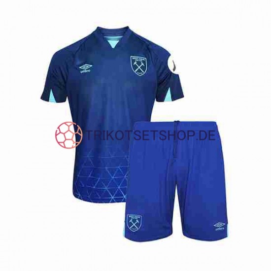 West Ham United 2023-2024 Kinder Trikotset Ausweich Kurzarm