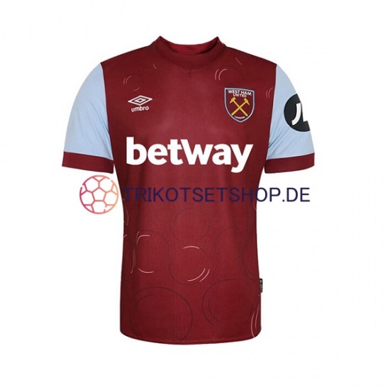 West Ham United 2023-2024 Herren Trikot Heim Kurzarm