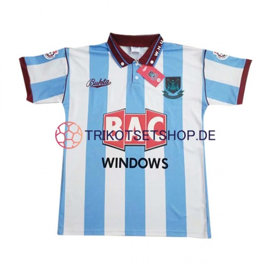 West Ham United Retro 1991-1992 Herren Trikot Auswärts Kurzarm