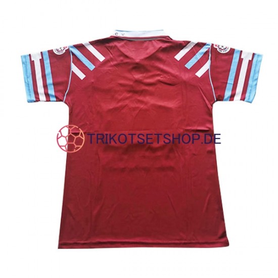 West Ham United Retro 1991-1992 Herren Trikot Heim Kurzarm
