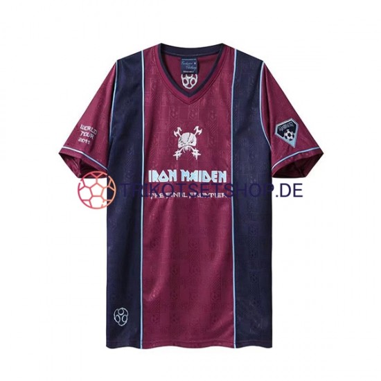 West Ham United Retro Iron Maiden 2011 Herren Trikot Auswärts Kurzarm