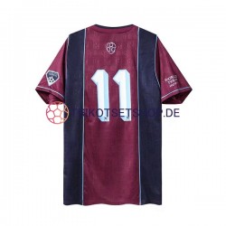 West Ham United Retro Iron Maiden 2011 Herren Trikot Auswärts Kurzarm