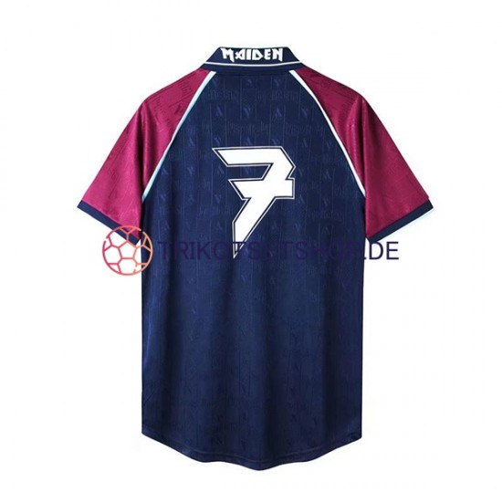 West Ham United Retro Iron Maiden 1999 Herren Trikot Heim Kurzarm