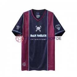 West Ham United Retro Iron Maiden 2011 Herren Trikot Heim Kurzarm