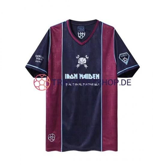 West Ham United Retro Iron Maiden 2011 Herren Trikot Heim Kurzarm