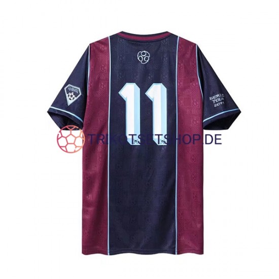 West Ham United Retro Iron Maiden 2011 Herren Trikot Heim Kurzarm
