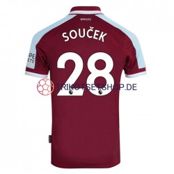 West Ham United Tomas Soucek 28 2021-2022 Herren Trikot Heim Kurzarm