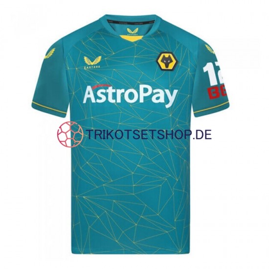 Wolverhampton Wanderers 2022-2023 Herren Trikot Auswärts Kurzarm