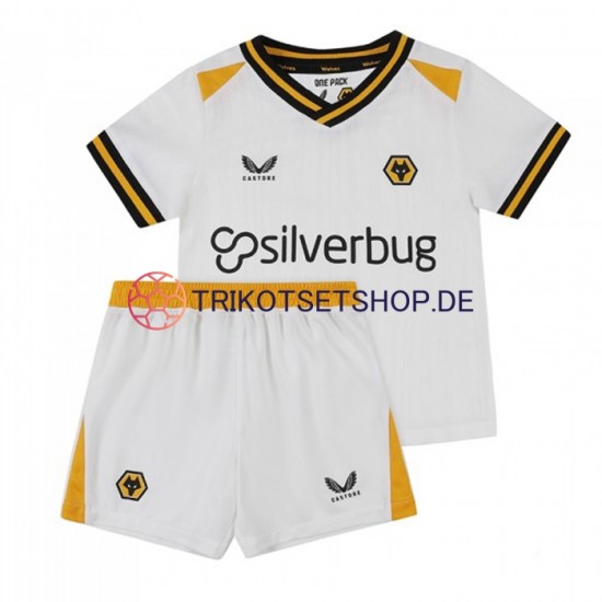Wolverhampton Wanderers 2022-2023 Kinder Trikotset Ausweich Kurzarm