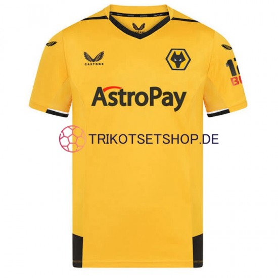 Wolverhampton Wanderers 2022-2023 Herren Trikot Heim Kurzarm