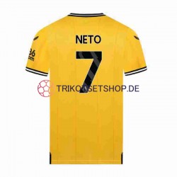 Wolverhampton Wanderers NETO 7 2023-2024 Herren Trikot Heim Kurzarm