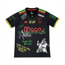 Ajax Amsterdam Bob Marley Special 2025-2026 Herren Trikot Heim Schwarz Kurzarm
