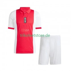 Ajax Amsterdam 2024-2025 Anniversary Kinder Trikotset Heim Kurzarm