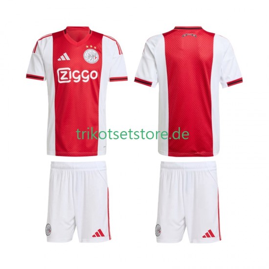 Ajax Amsterdam 2025-2026 Kinder Trikotset Heim Kurzarm