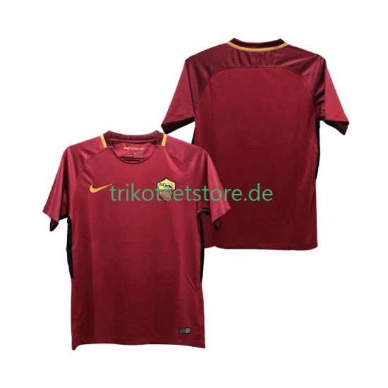 AS Rom Retro 2017-2018 Herren Trikot Heim Kurzarm