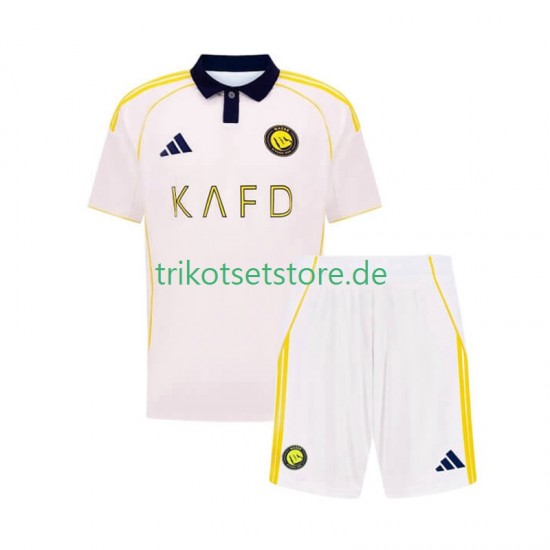 Al Nassr 2025-2026 Kinder Trikotset Ausweich Kurzarm