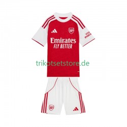 Arsenal 2025-2026 Kinder Trikotset Heim Kurzarm