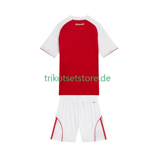 Arsenal 2025-2026 Kinder Trikotset Heim Kurzarm