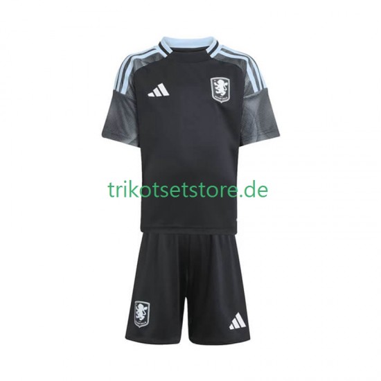 Aston Villa 2025-2026 Kinder Trikotset Auswärts Kurzarm