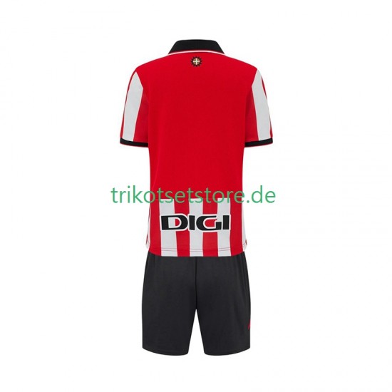 Athletic Bilbao 2025-2026 Kinder Trikotset Heim Kurzarm