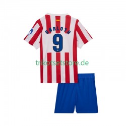 Atlético Madrid Alexander Sorloth 9 2025-2026 Kinder Trikotset Heim Kurzarm