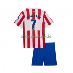 Atlético Madrid Antoine Griezmann 7 2025-2026 Kinder Trikotset Heim Kurzarm