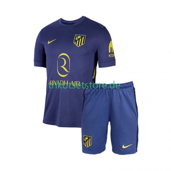 Atlético Madrid 2025-2026 Kinder Trikotset Auswärts Kurzarm