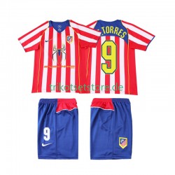 Atlético Madrid F TORRES 9 Retro 2004 2005 Kinder Trikotset Heim Kurzarm