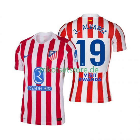 Atlético Madrid Julian Alvarez 19 2025-2026 Herren Trikot Heim Kurzarm