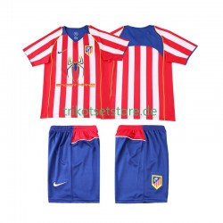 Atlético Madrid Retro 2004 2005 Kinder Trikotset Heim Kurzarm