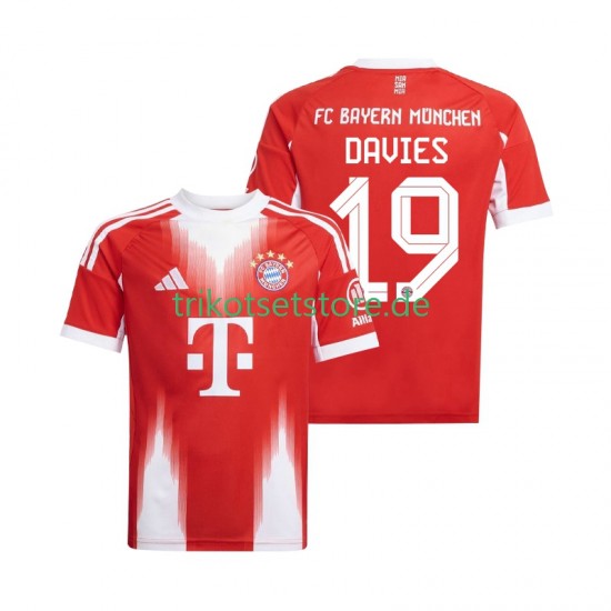 FC Bayern München Alphonso Davies 19 2025-2026 Herren Trikot Heim Kurzarm