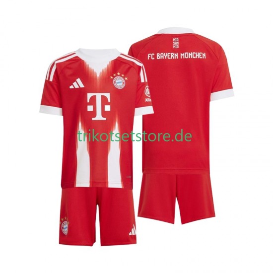 FC Bayern München 2025-2026 Kinder Trikotset Heim Kurzarm