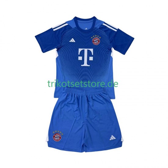 FC Bayern München Torwart 2025-2026 Kinder Trikotset Auswärts Kurzarm