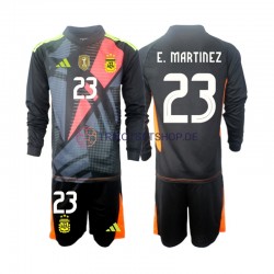 Argentinien Torwart Emiliano Martinez 23 2024 Kinder Trikotset Heim Langarm