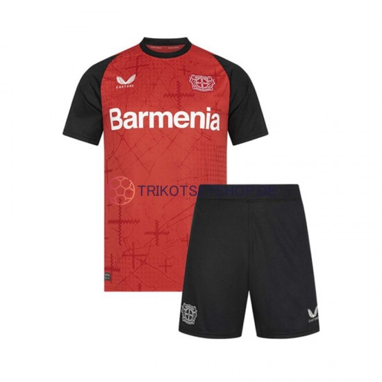 Bayer 04 Leverkusen 2024-2025 Kinder Trikotset Heim Kurzarm