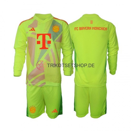 FC Bayern München Torwart 2024-2025 Kinder Trikotset Heim Langarm