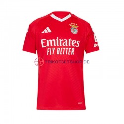 Benfica 2024-2025 Herren Trikot Heim Rot Kurzarm