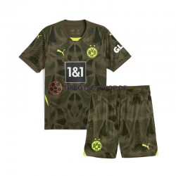 Borussia Dortmund Torwart 2024-2025 Kinder Trikotset Heim Kurzarm