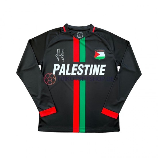 Club Deportivo Palestino Center Stripre 2024-2025 Herren Trikot Heim Langarm