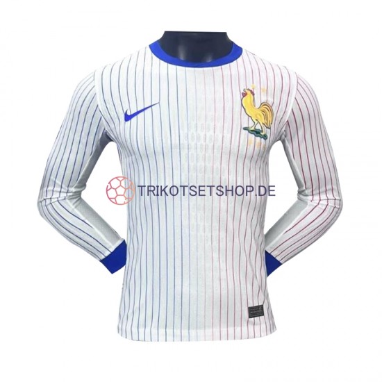 Frankreich Euro 2024 Herren Trikot Auswärts Langarm