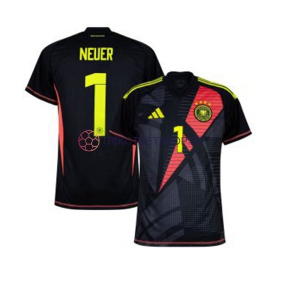 Deutschland Torwart Manuel Neuer 1 Euro 2024 Herren Trikot Heim Kurzarm