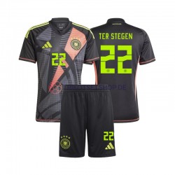 Deutschland Torwart Ter Stegen 22 Euro 2024 Kinder Trikotset Heim Kurzarm