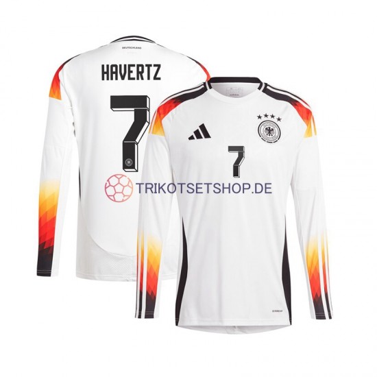 Deutschland Havertz 7 Euro 2024 Herren Trikot Heim Langarm