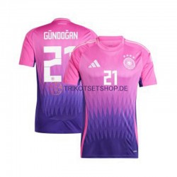 Deutschland Ilkay Gundogan 21 Euro 2024 Herren Trikot Auswärts Kurzarm