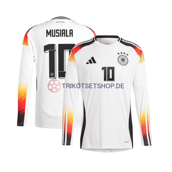 Deutschland Jamal Musiala 10 Euro 2024 Herren Trikot Heim Langarm