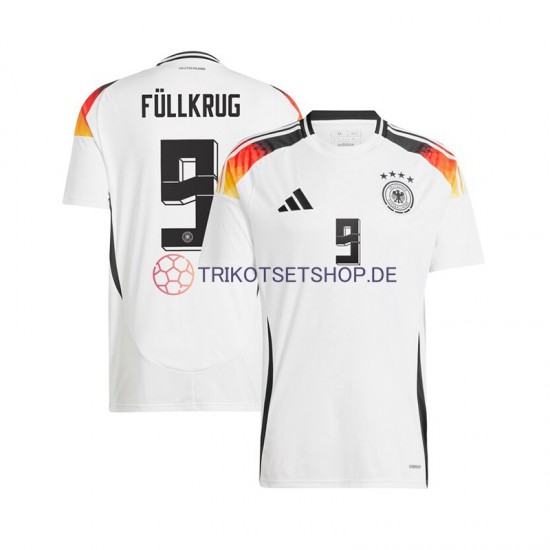 Deutschland Niclas Fullkrug 9 Euro 2024 Herren Trikot Heim Kurzarm