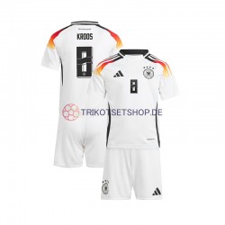 Deutschland Toni Kroos 8 Euro 2024 Kinder Trikotset Heim Kurzarm