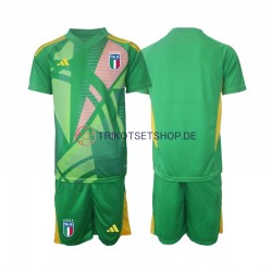 Italien Torwart Euro 2024 Kinder Trikotset Auswärts Kurzarm