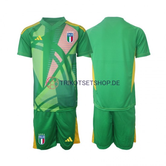 Italien Torwart Euro 2024 Kinder Trikotset Auswärts Kurzarm